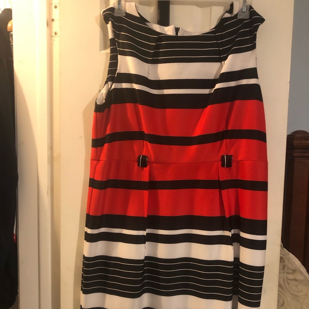 Work dress with belt, not in pic